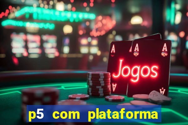 p5 com plataforma de jogos